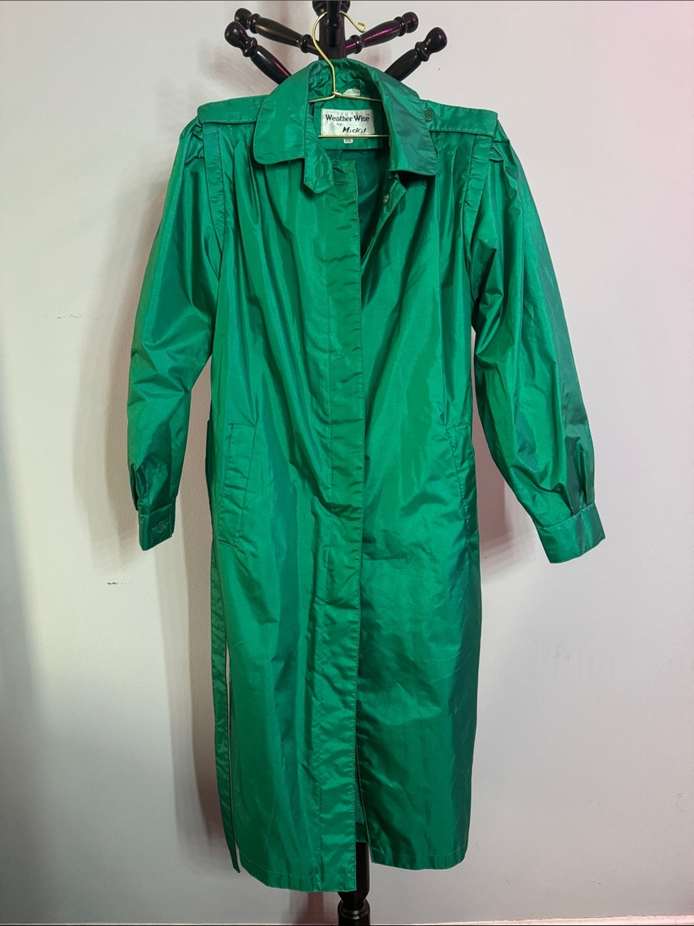 Emerald Green Trench Coat